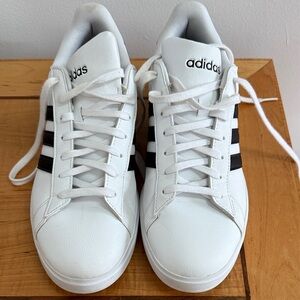 adidas White and Black Athletic Shoes